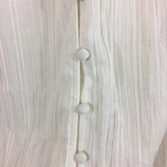 Ivory Balloon Sleeve Blouse - Picture 4 of 4